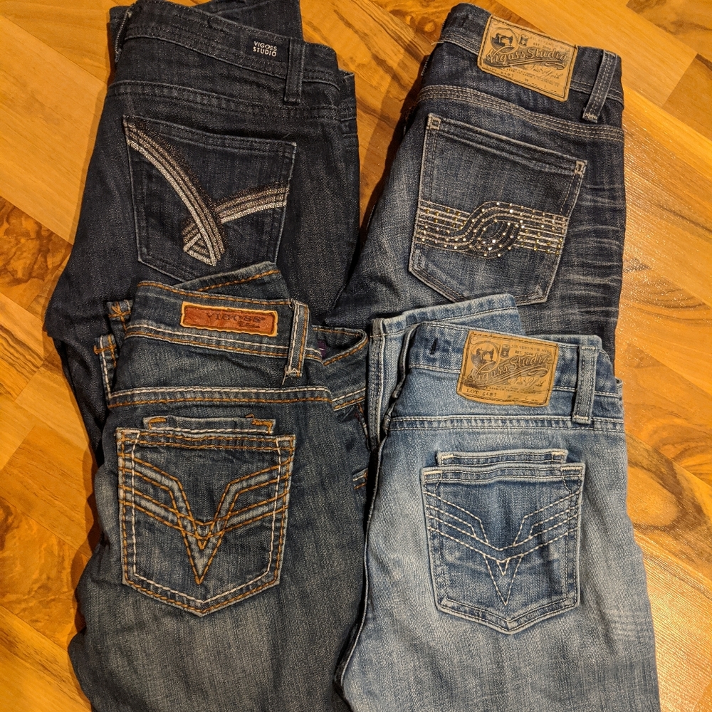 Lot of Vigoss skinny jeans sz 3/4 27